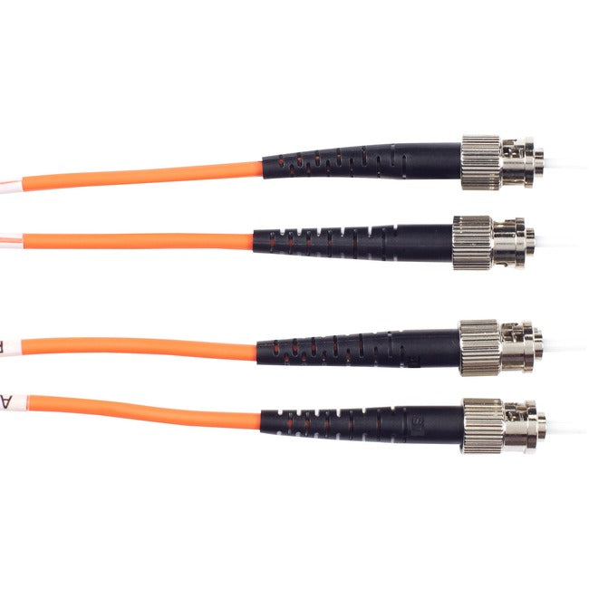 Om1 62.5/125 Multimode Fiber Optic Patch Cable - Ofnr Pvc, St To St, Orange, 20-