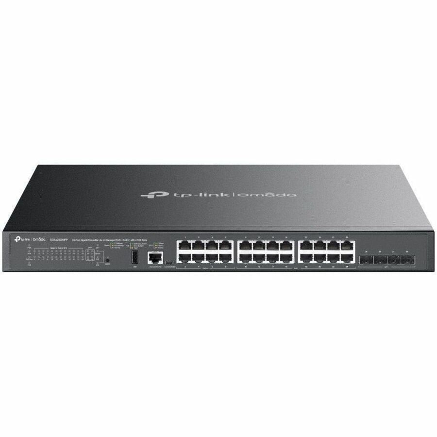 Omada 24-Port Gigabit PoE++ L3 Managed Switch SG5428XMPP for Enterprises