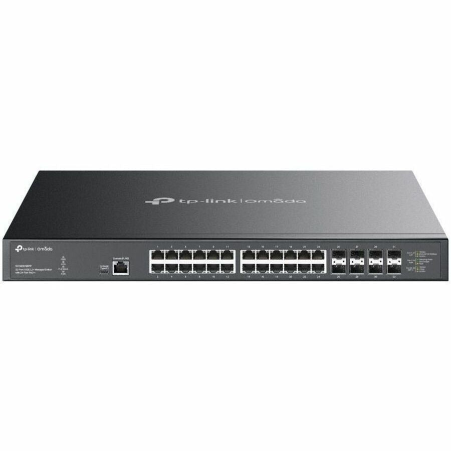 Omada 32-Port 10GE L2+ Managed PoE++ Switch for Enterprise SX3832MPP