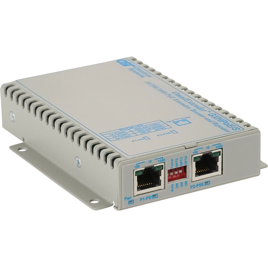OmniConverter Unmanaged 60W Gigabit PoE Extender with Booster Technology 2001-11W
