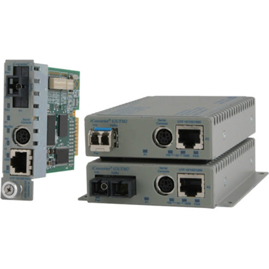 Omnitron Systems 10/100/1000Base-T Utp To 1000Base-X Media Converter And Network Interface Device 8922N-0W