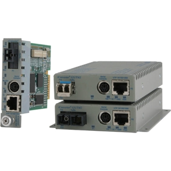 Omnitron Systems 10/100/1000Base-T Utp To 1000Base-X Media Converter And Network Interface Device 8926N-0-AW