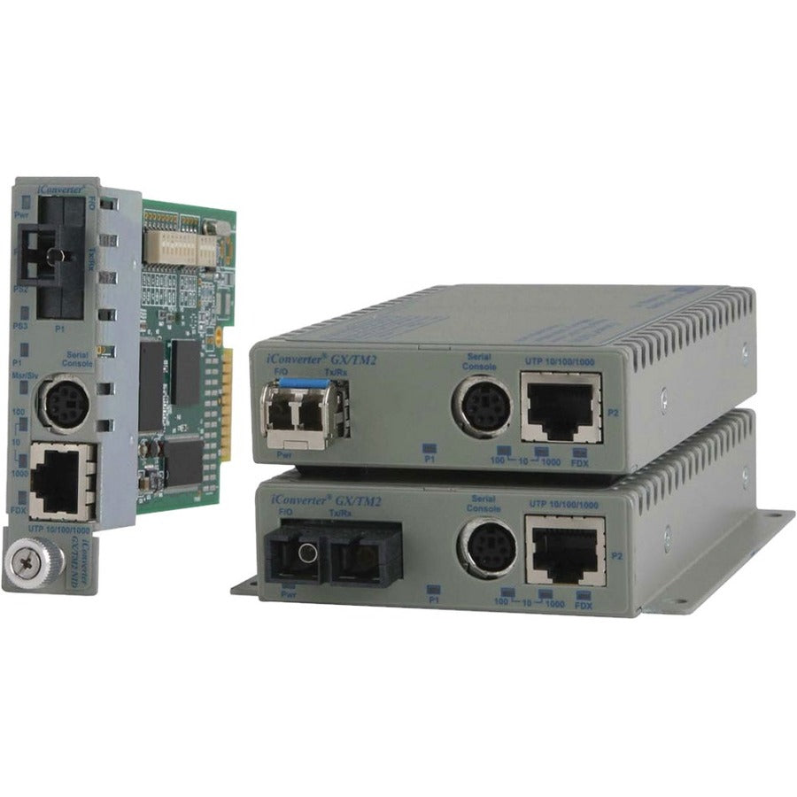 Omnitron Systems 10/100/1000Base-T Utp To 1000Base-X Media Converter And Network Interface Device 8927N-1-Cw