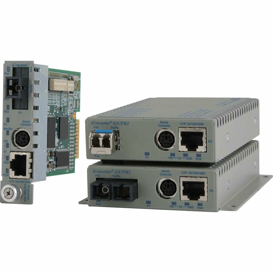 Omnitron Systems 10/100/1000Base-T Utp To 1000Base-X Media Converter And Network Interface Device 8939N-0-DW