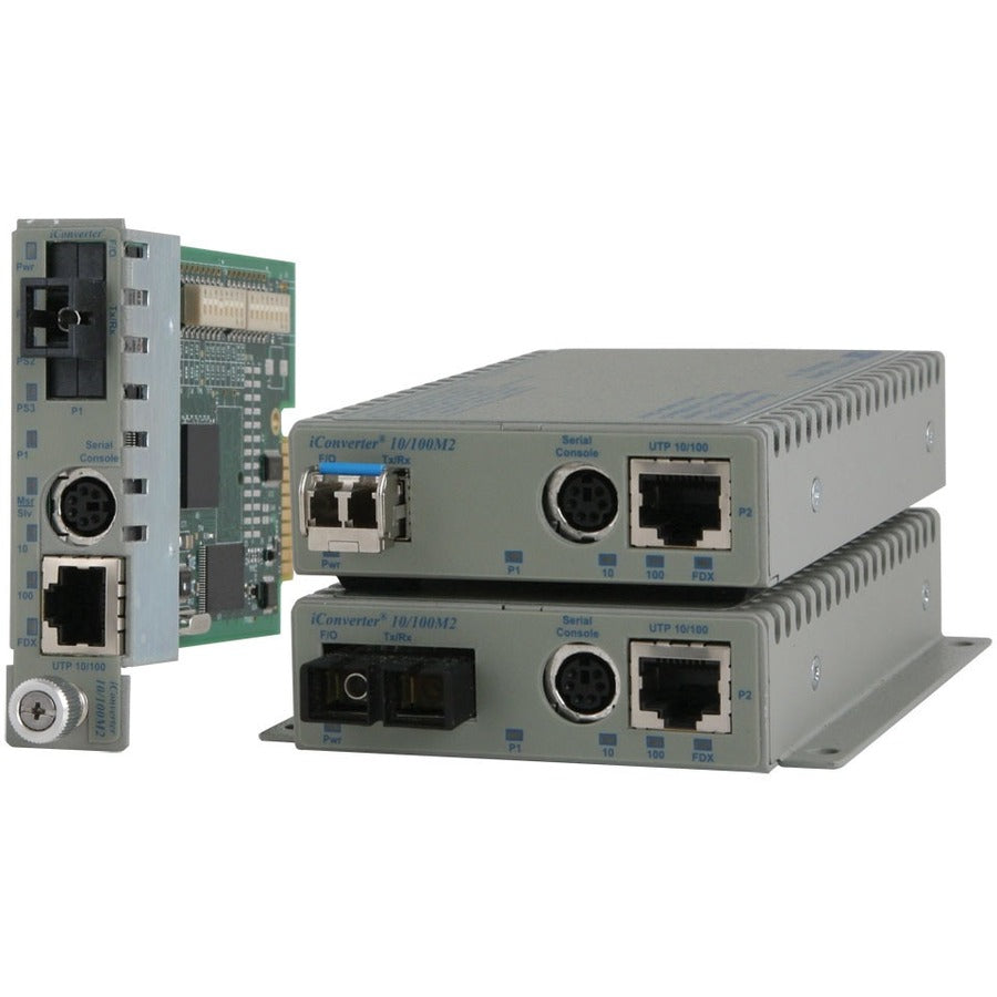 Omnitron Systems 10/100BASE-TX UTP to 100BASE-FX Media Converter and Network Interface Device 8901N-1-D