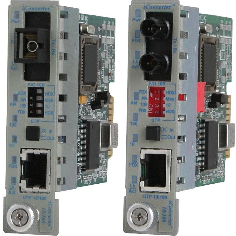 Omnitron Systems 10/100Base-T Utp To 100Base-X Ethernet Media Converter 8390-0