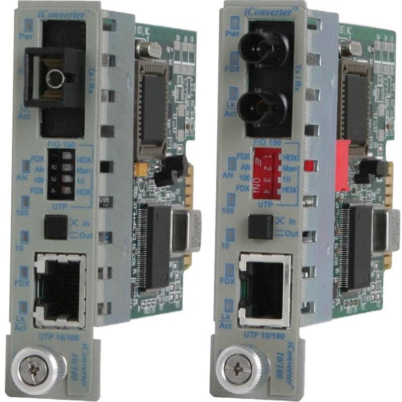 Omnitron Systems 10/100Base-T Utp To 100Base-X Ethernet Media Converter 8391-0