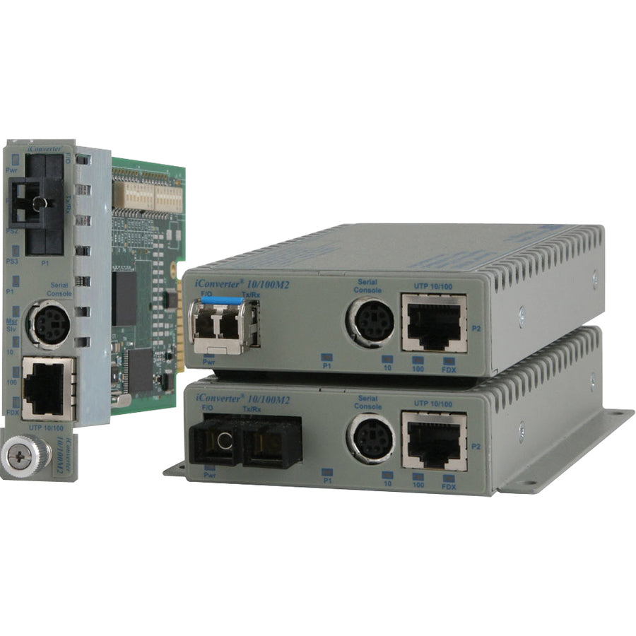 Omnitron Systems 10/100Base-Tx Utp To 100Base-Fx Media Converter And Network Interface Device 8903N-1W