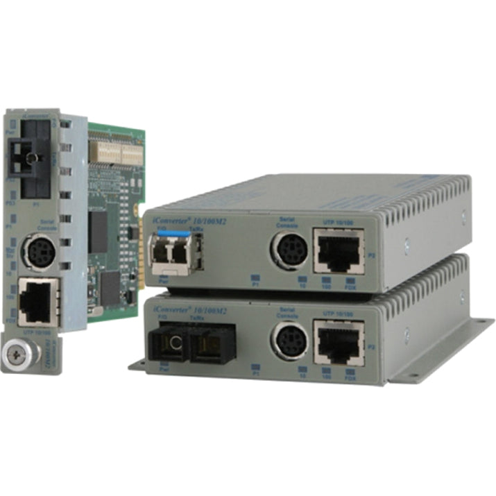 Omnitron Systems Iconverter 10/100M2 Utp To Fiber Media Converter And Network Interface Device 8910N-1