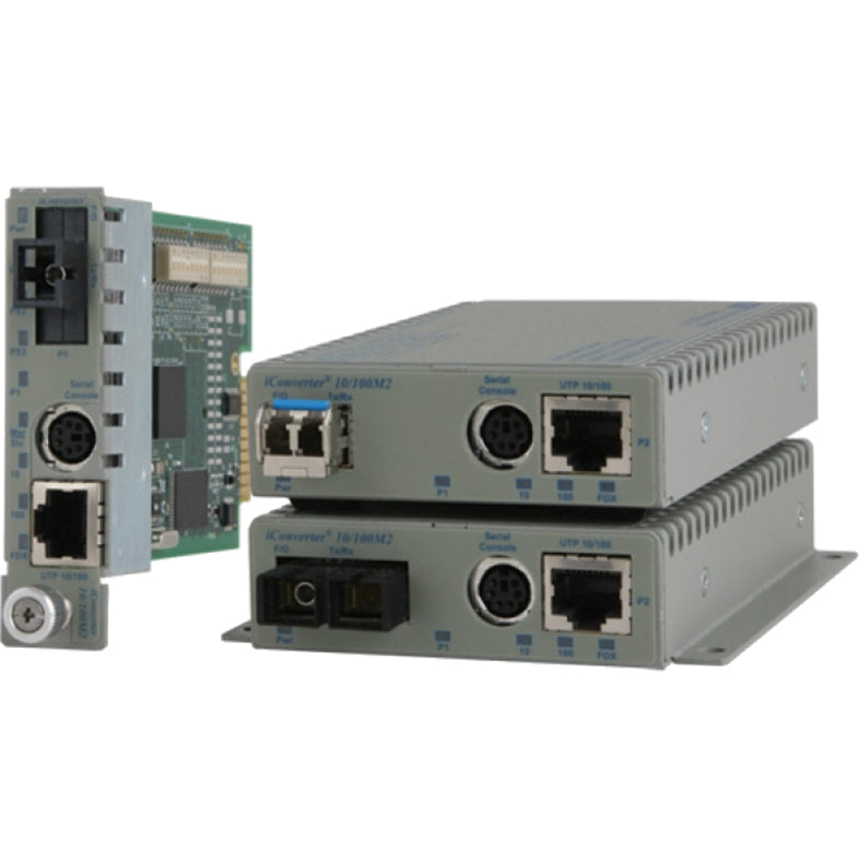 Omnitron Systems Iconverter 10/100M2 Utp To Fiber Media Converter And Network Interface Device 8911N-1