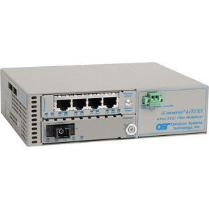 Omnitron Systems iConverter 4-Port T1/E1 Multiplexer 8831-1-B