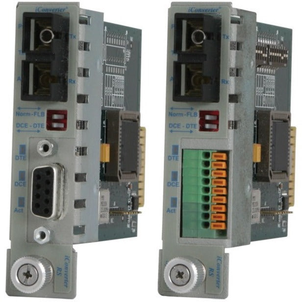 Omnitron Systems Managed Serial Rs-232 To Fiber Media Converter