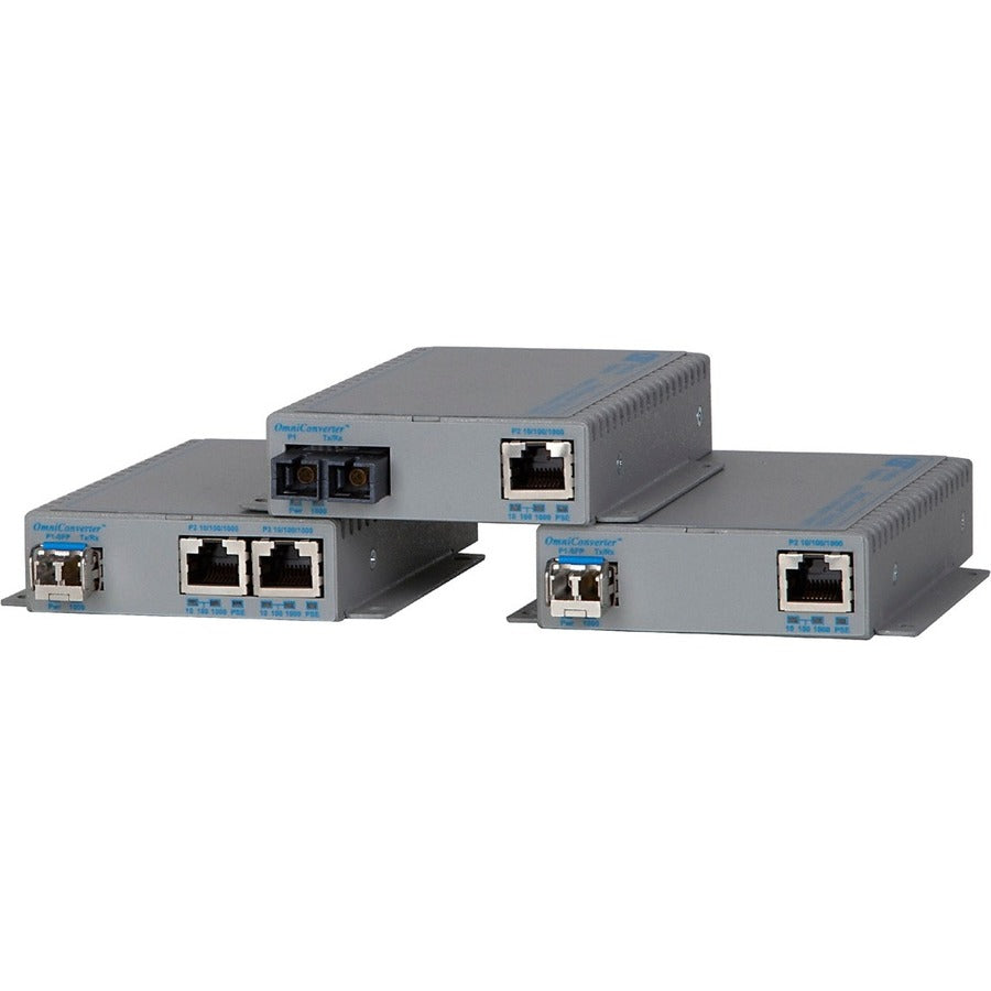 Omnitron Systems OmniConverter GPoE/SE Transceiver/Media Converter 9462-0-22