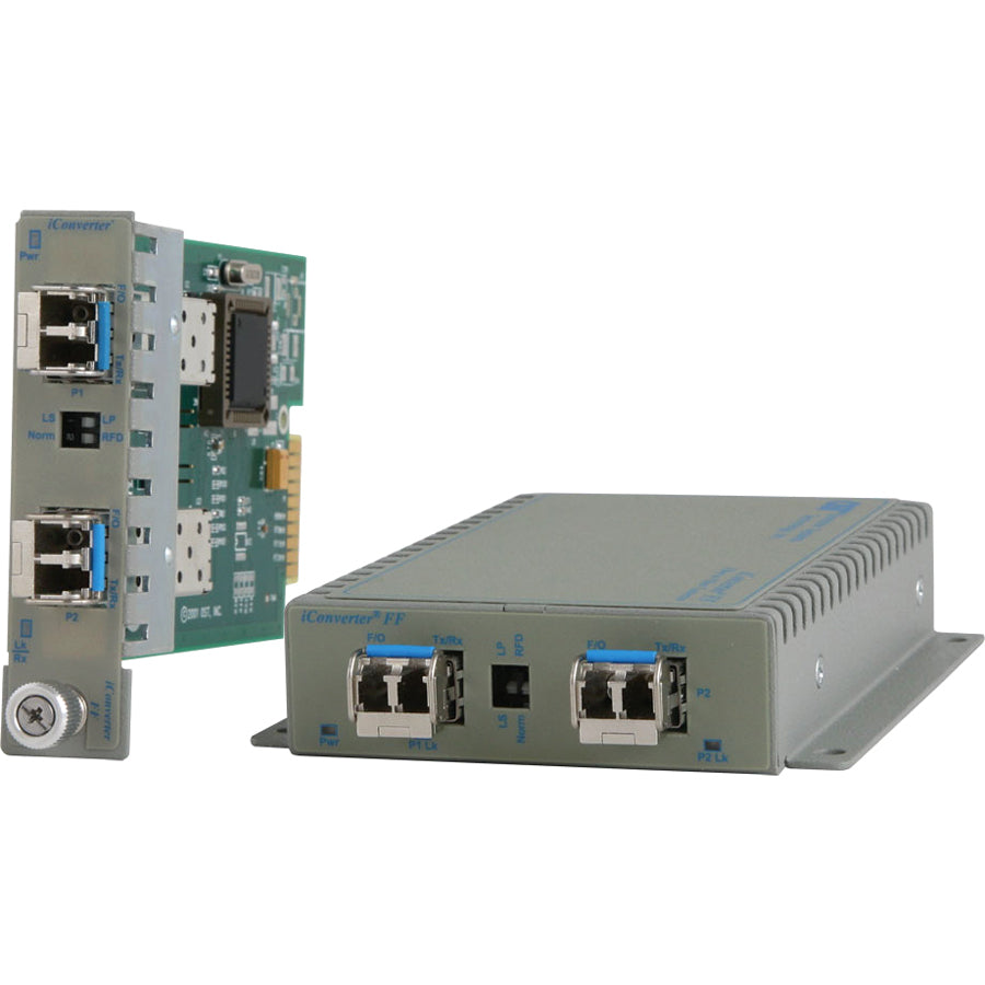 Omnitron Systems Sfp To Sfp Protocol-Transparent Fiber Converter 8699-0-F