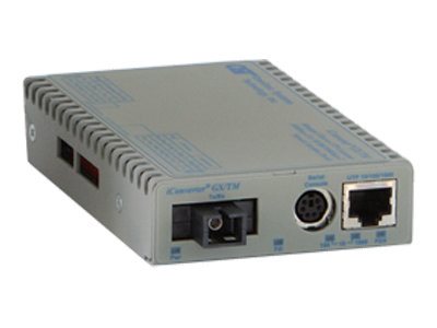 Omnitron iConverter GX/TM2 - Fiber media converter - GigE - 10Base-T, 100Base-TX, 1000Base-T, 1000Base-X - RJ-45 / SC