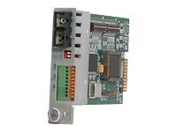 Omnitron iConverter RS232 Dual-Fiber - Media converter - RS-232 - LC multi-mode / terminal block - up to 3.1 miles -