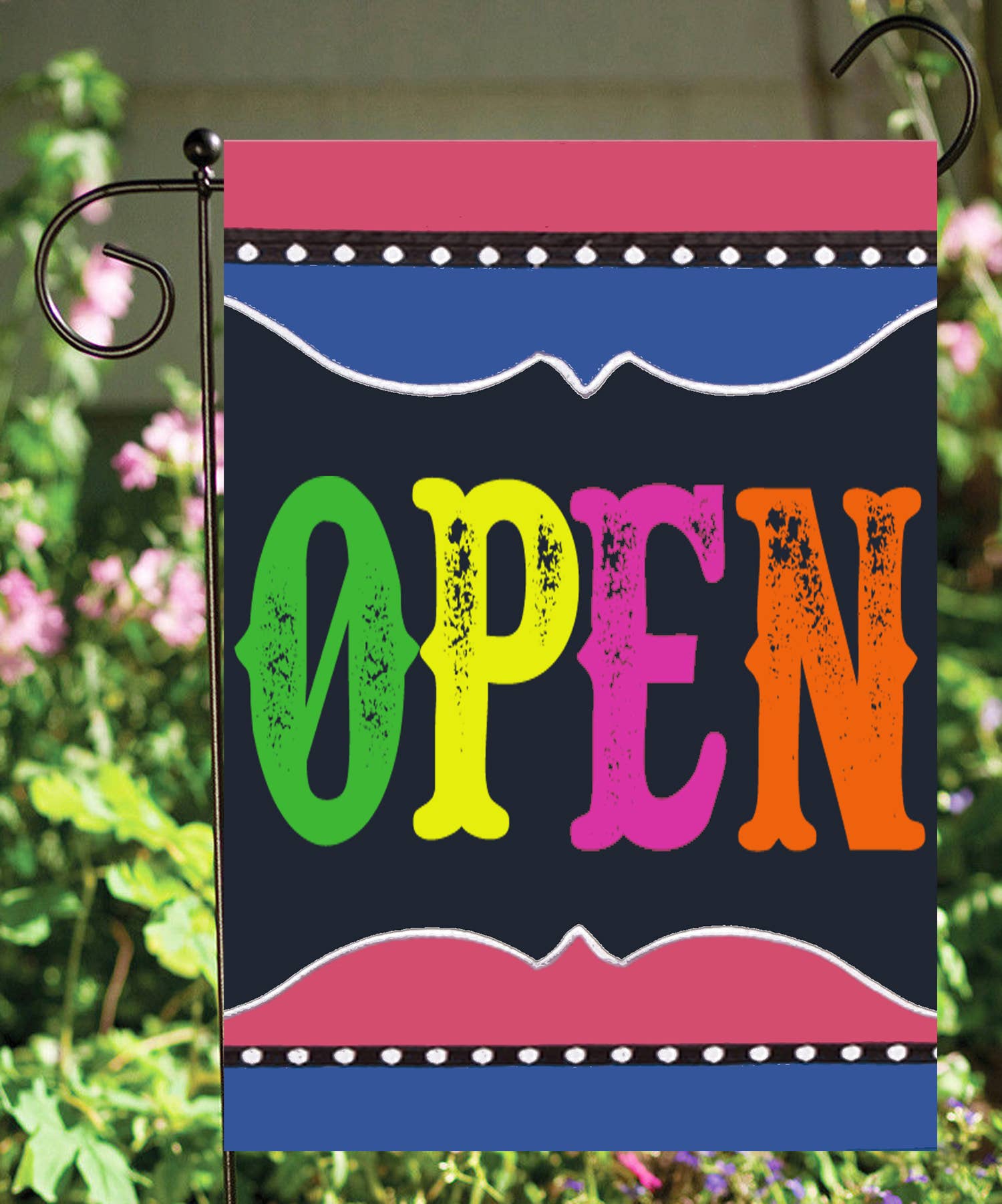 Open Pastels Garden Flag