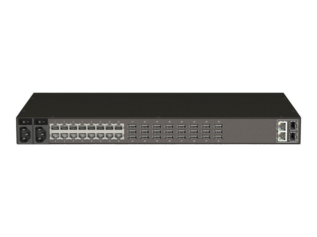 Open Gear Rack Opengear IM7216-2-24U-DAC-US - Console server - USB, RS-232 - analog p ...