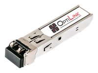 OptiLink - SFP (mini-GBIC) transceiver module (equivalent to: Fortinet FG-TRAN-SX) - 1GbE - 1000Base-SX - LC multi-mode - up FG-TRAN-SX-OL