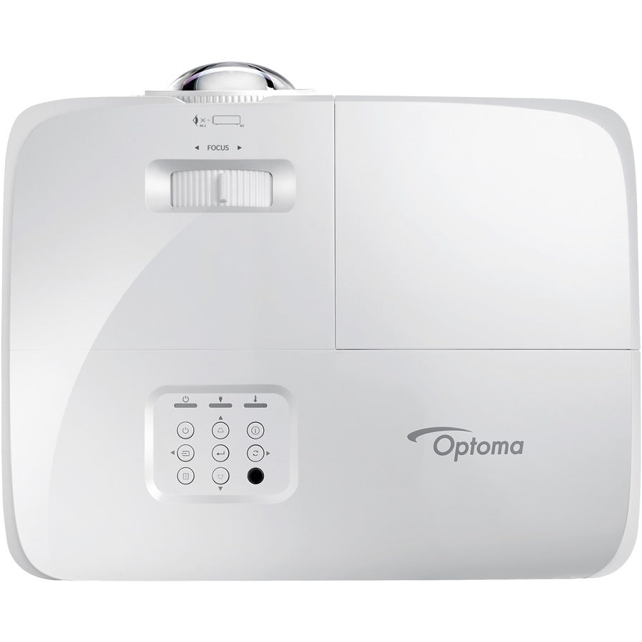 Optoma EH412STx 3D Short Throw DLP Projector - 16:9 - Portable - White