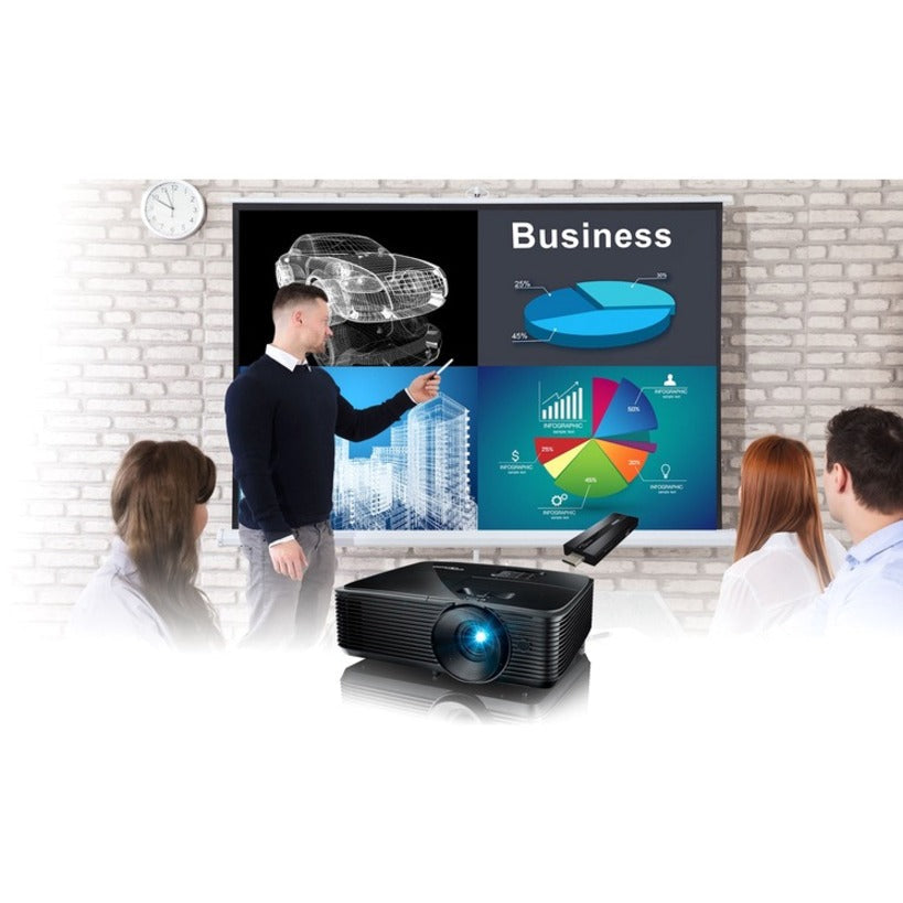 Optoma X400LVe 3D DLP Projector - 16:9 - Ceiling Mountable