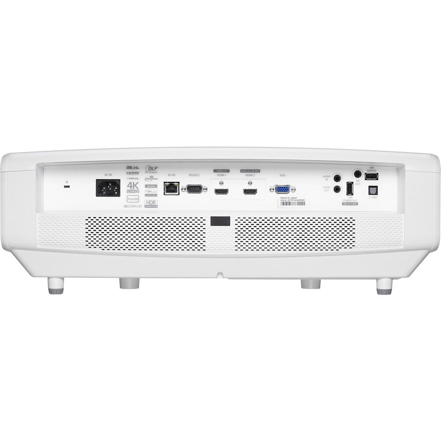 Optoma ZK507-W 3D Ready DLP Projector - 16:9 - White - 3840 x 2160 - Front Ceiling Rear -
