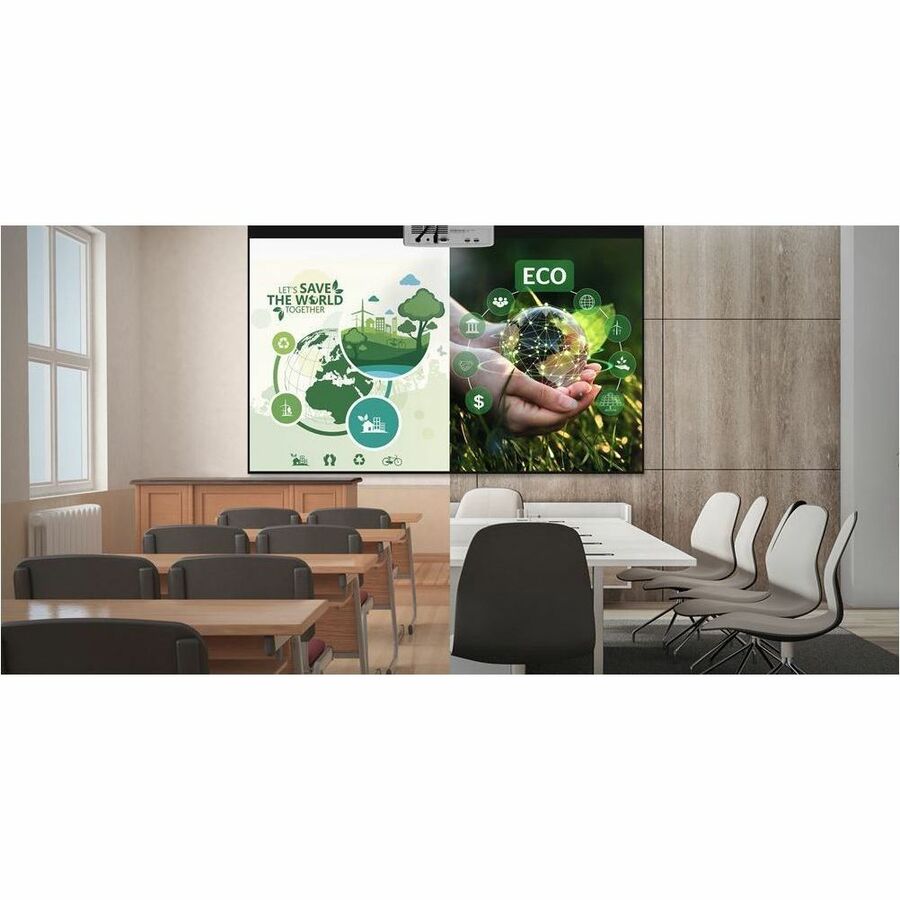 Optoma ZX350e 3D DLP Projector - 4:3 - White - Front - 1080p - 30000 Hour Normal Mode - 30