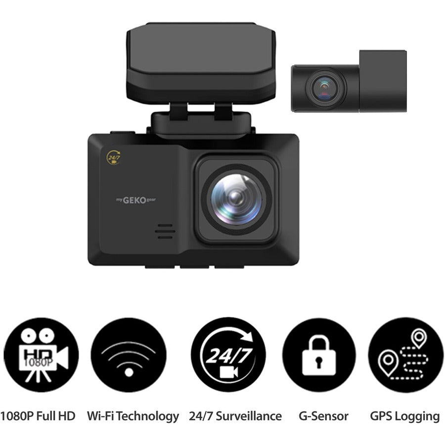 Orbit 951 1080P+1080P Dashcam,W/32Gb Wifi Gps G-Sensor Obd2