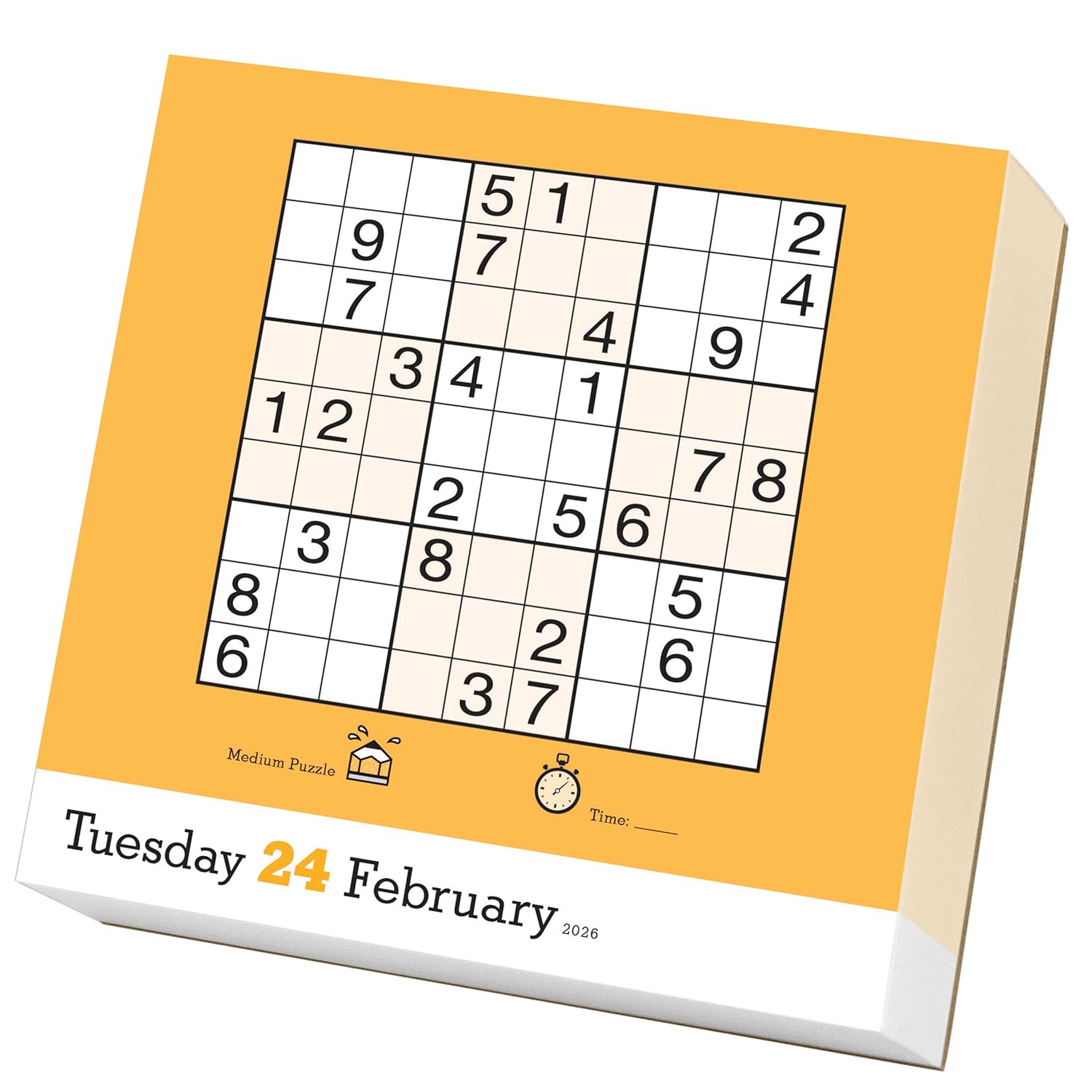 Original Sudoku Page-A-Day Calendar 2026