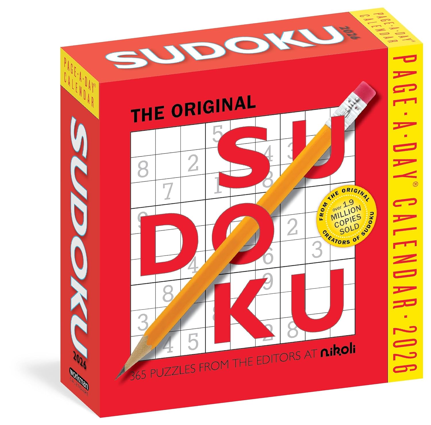 Original Sudoku Page-A-Day Calendar 2026