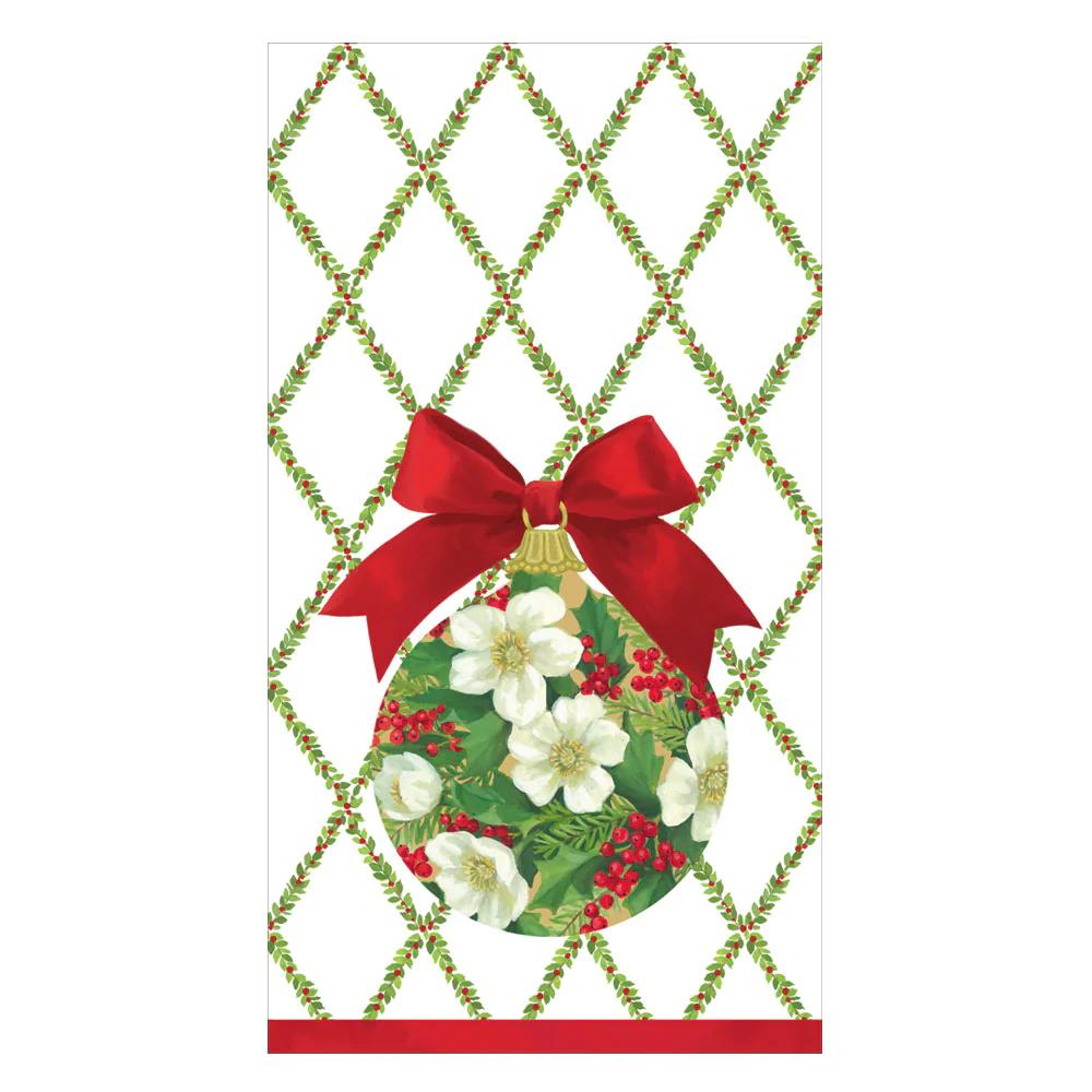 Ornament and Trellis Paper Guest Towel Napkins