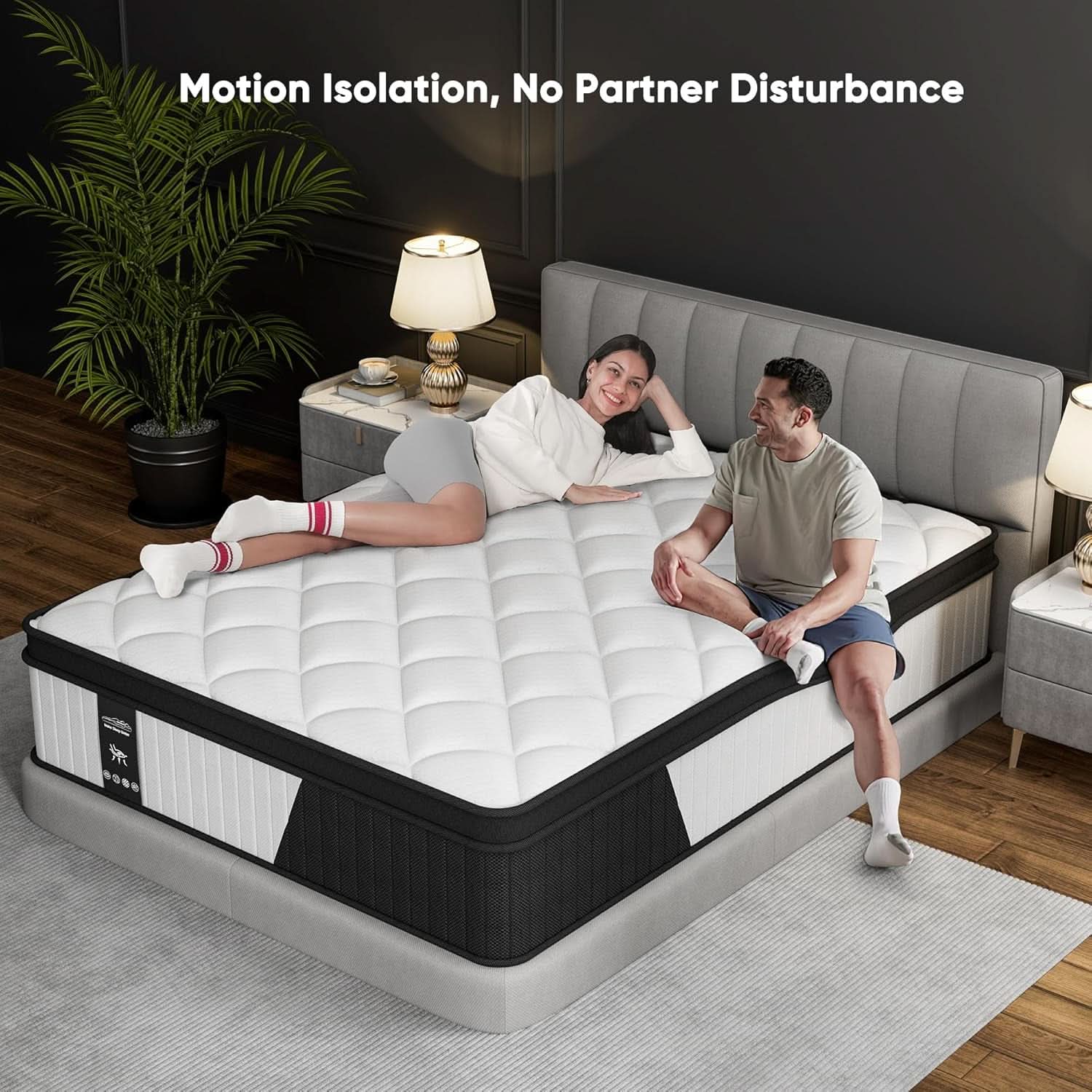 Orthopedic Breathable Cooling Queen Size Hybrid Mattress