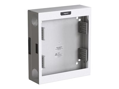Ortronics - Cabinet (vertical) - compact edge, plexiglass door - wall mountable - white - 4U CECWM4RUPL-W