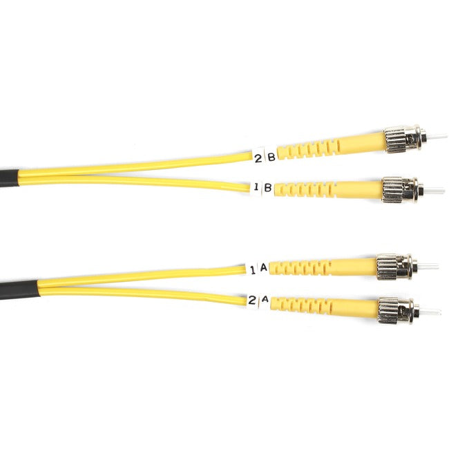Os2 9/125 Singlemode Fiber Optic Patch Cable - Ofnr Pvc, St To St, Yellow, 2-M ( Bbx-Fosm-002M-Stst