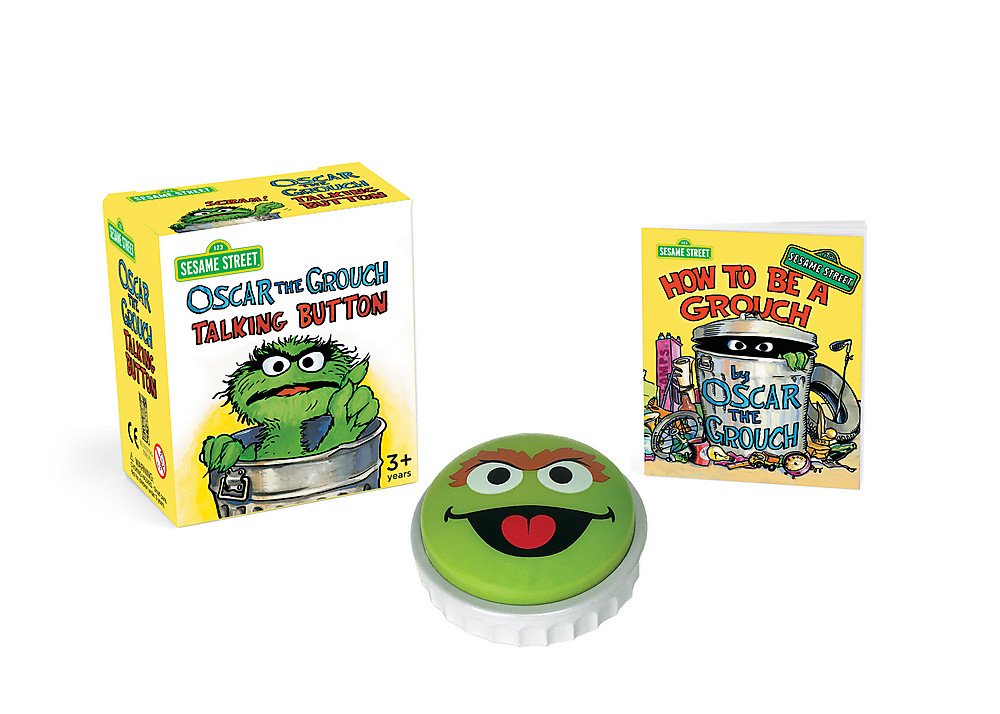 Oscar The Grouch Talking Button