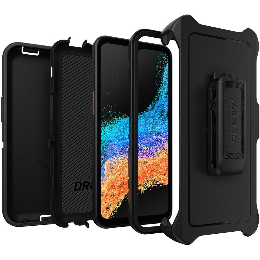 OtterBox Defender Smartphone Case - For Samsung Galaxy XCover6 Pro Smartphone - Black