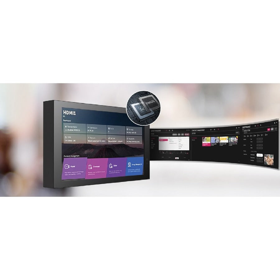 Outdoor Digital Signage Display - LG 22XE1J-B 1,500 Nits IP56 Weatherproof Solution | TecISoft