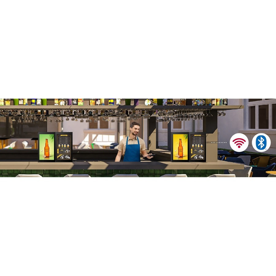 Outdoor Digital Signage Display - LG 22XE1J-B 1,500 Nits IP56 Weatherproof Solution | TecISoft