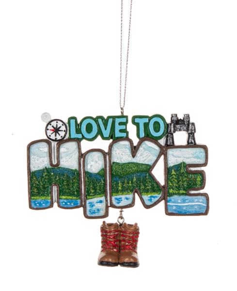 Outdoor Ornaments - Love to Hike