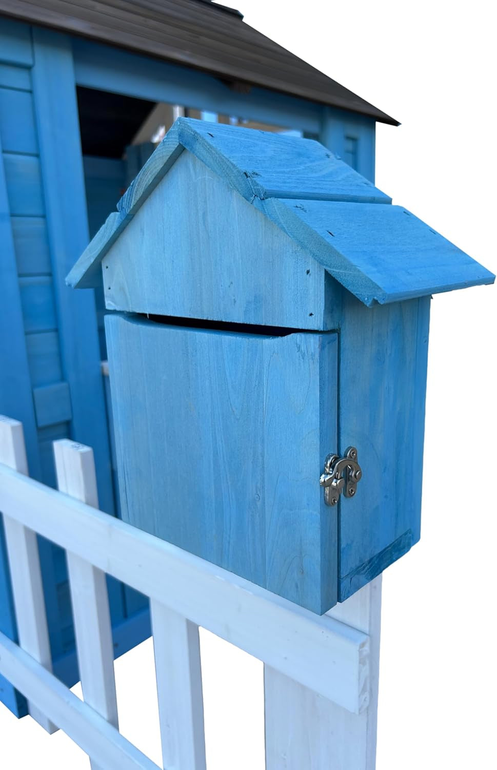 Outdoor Premium Solid Wood Playhouse For Kids With Bench