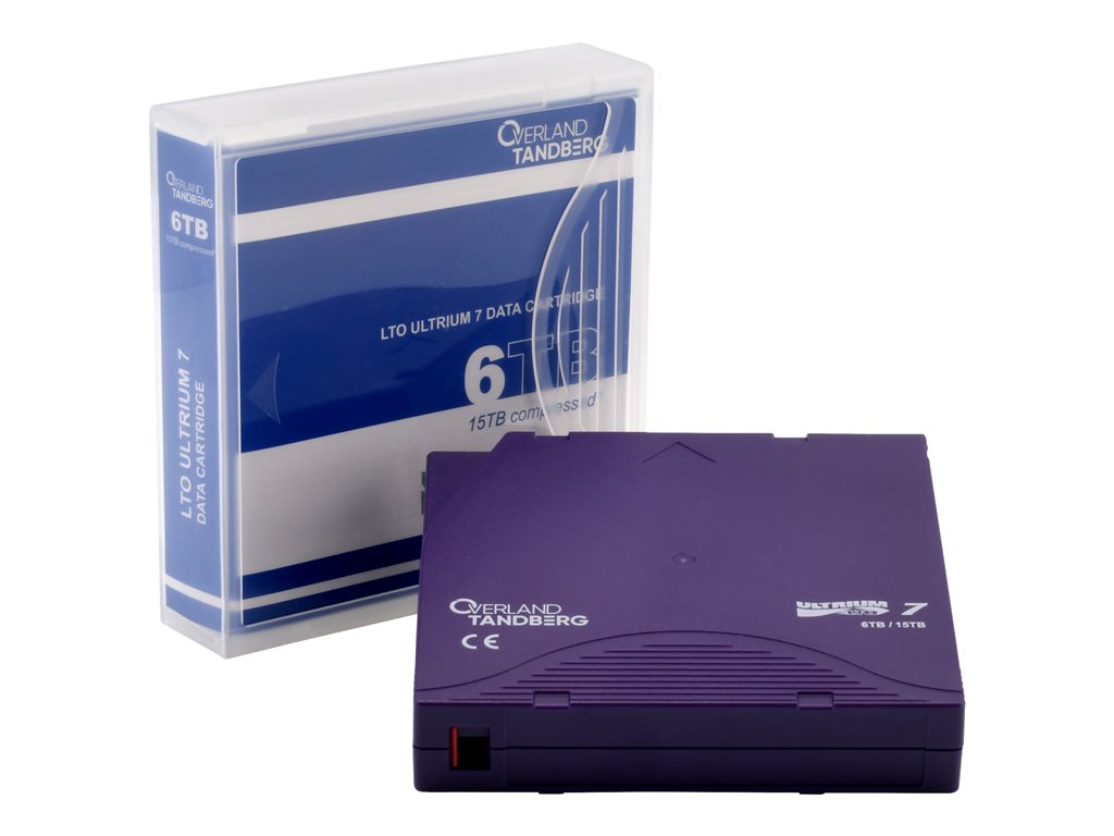 Overland-Tandberg - 5 x LTO Ultrium 7 - 6 TB / 15 TB - barcode labeled