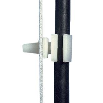 PANDUIT Push Barb Mount Cord Clip PMCC38H25-C