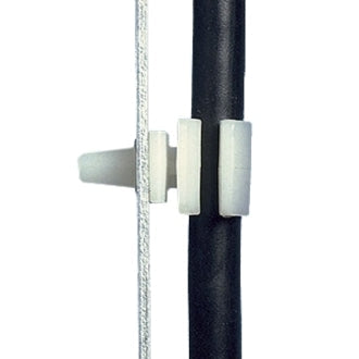PANDUIT Push Barb Mount Cord Clip PMCC38H25-M0