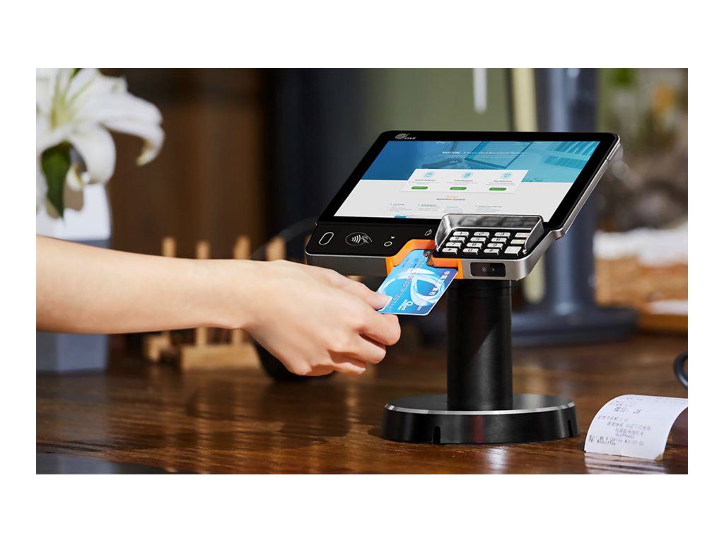 PAX Aires 8 - Data collection terminal - Android 7.1 (Nougat) - 8 GB eMMC - 8 (1280 x 800) - front camera - microSD slot
