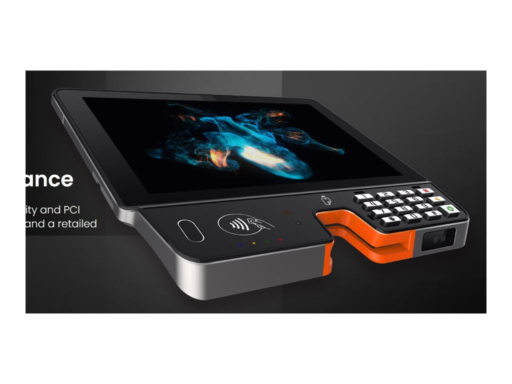 PAX Aires 8 - Data collection terminal - Android 7.1 (Nougat) - 8 GB eMMC - 8 (1280 x 800) - front camera - microSD slot