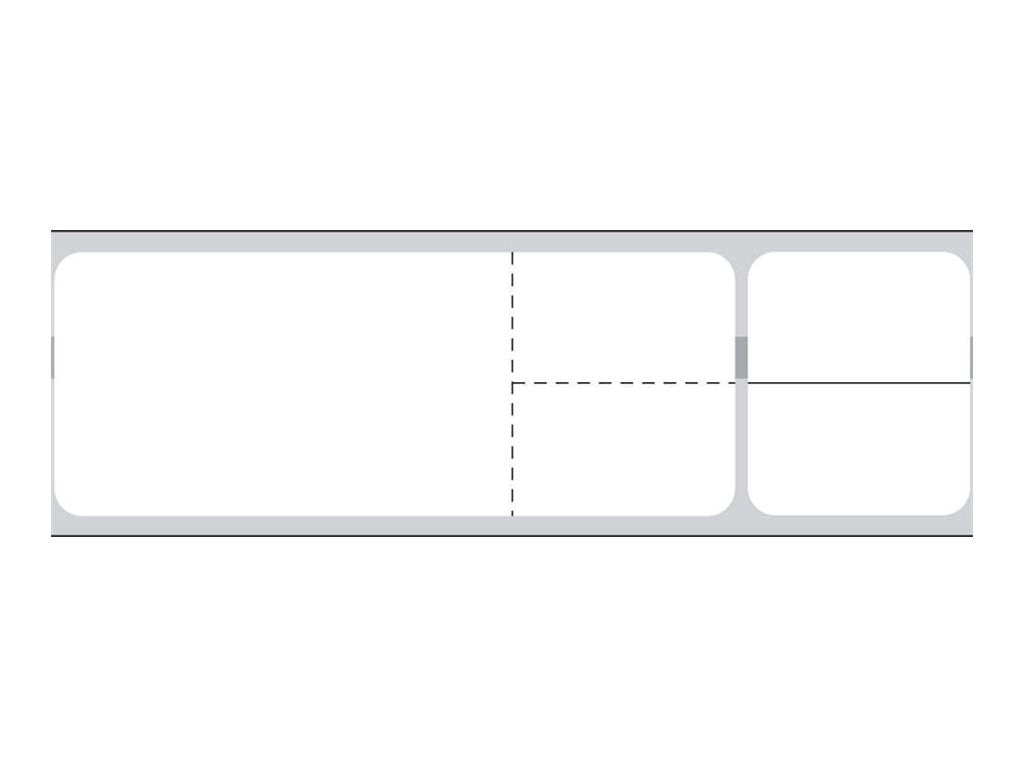 PDC Healthcare - Paper - permanent adhesive - white - 104.8 x 30.2 mm 9600 label(s) (8 roll(s) x 1200) labels TD-SQBLSTR