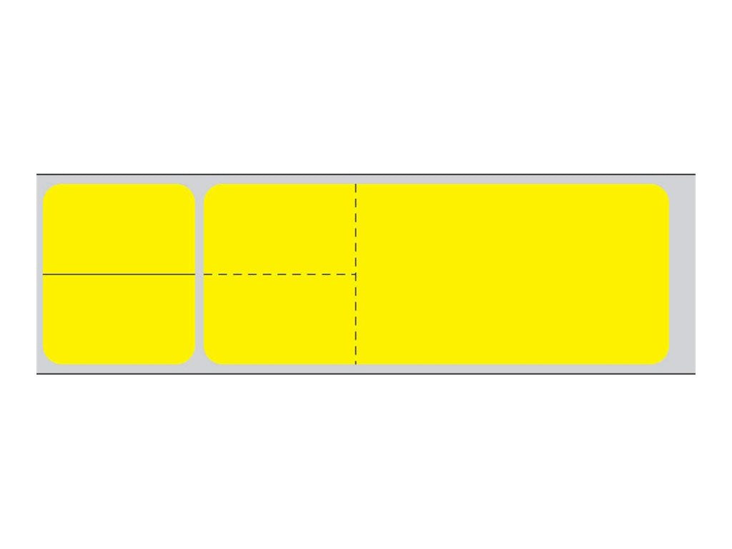 PDC Healthcare - Paper - permanent adhesive - yellow - 104.8 x 30.2 mm 8600 label(s) (2 roll(s) x 4300) labels TD-SQ4Y
