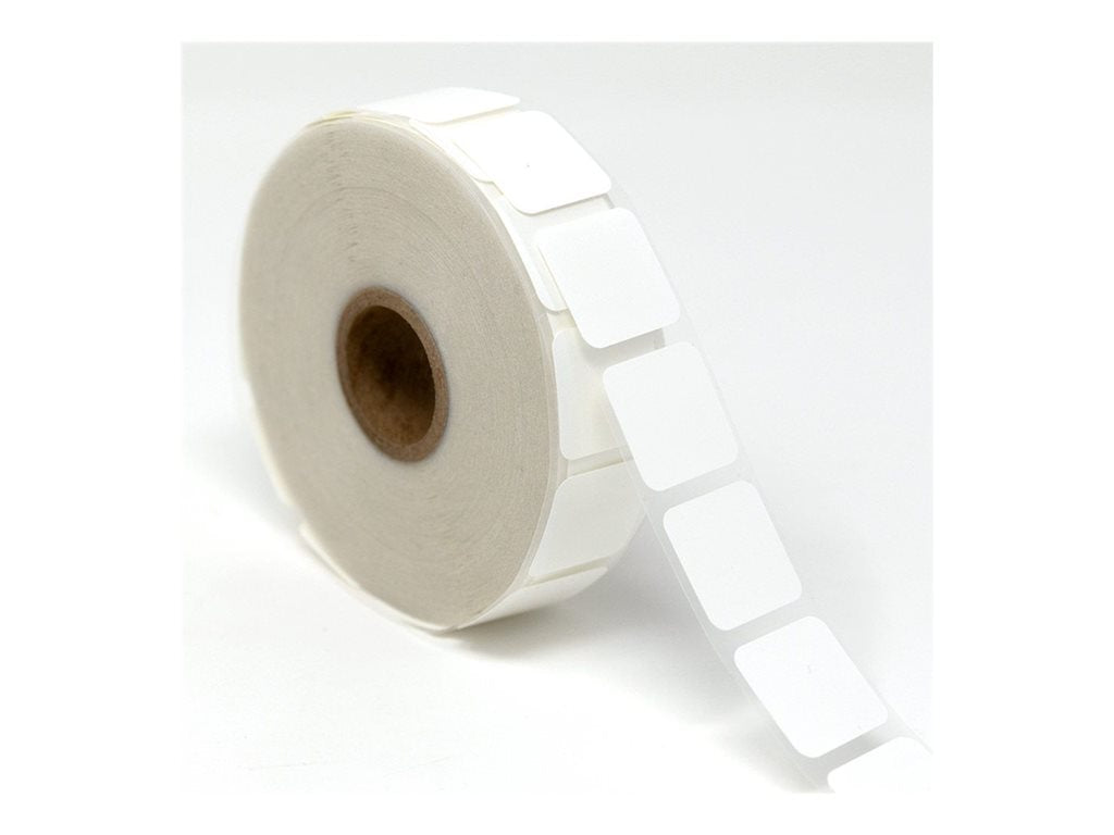 PDC Healthcare SafeGuard - Synthetic - permanent adhesive - white - 22.23 x 22.23 mm 7200 label(s) (4 roll(s) x 1800) slide labels TT1-1-7878