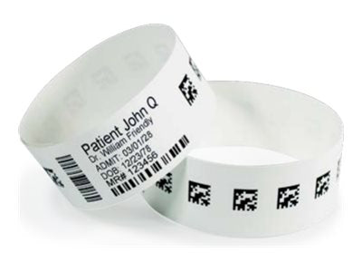PDC Healthcare ScanBand DR - White - 1 in x 7 in 700 label(s) (2 roll(s) x 350) wristband labels C7471-11-PDO-X2