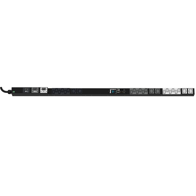 PDU Monitored Input - Panduit SmartZone Vertical Power Distribution Unit | Tecisoft P24D27M-BU2A